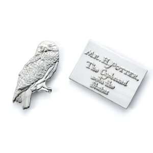 Harry Potter Spilla Distintivo Edvige & Lettera 2 x 1 cm The Carat Shop