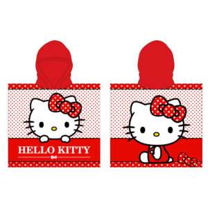 Hello Kitty Microfibre Poncho Asciugamano Sanrio