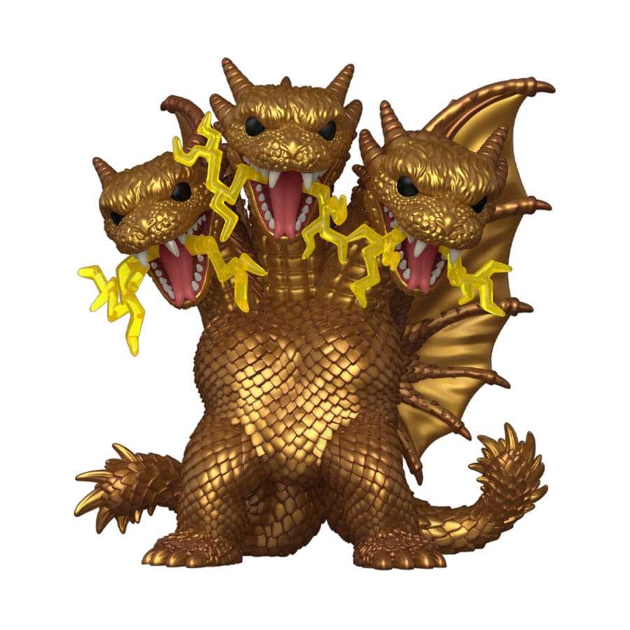 *heo Esclusiva Edition* Godzilla Super Sized Pop! Movies Vinile Figura King Ghidora (electric) 15 Cm Funko