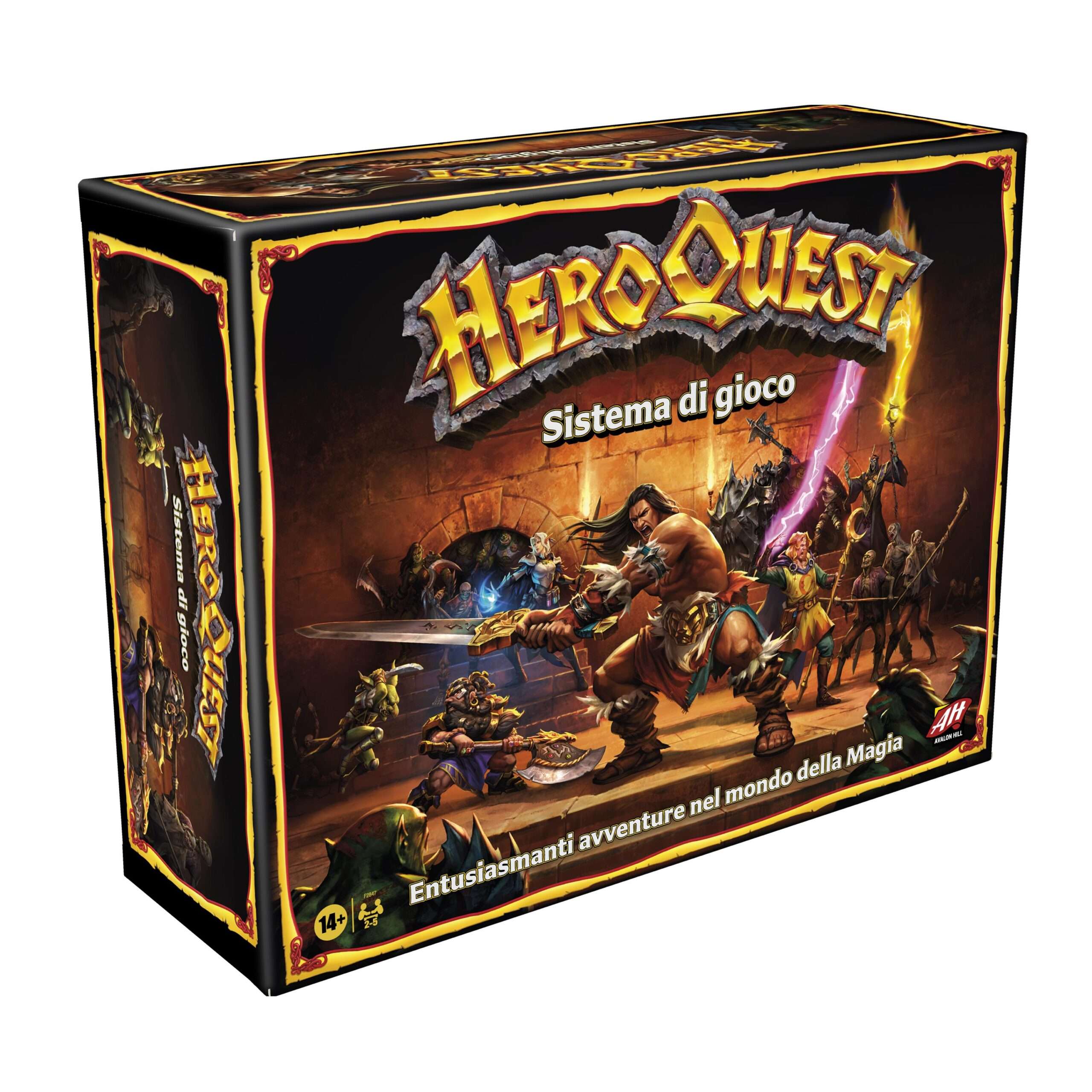 Heroquest Italiano Gioco da Tavolo Hasbro Scatola Rovinata