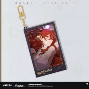 Honkai: Star Rail Countdown Departure Series Acrylic Portachiavi Himeko Glitter 9 Cm Mihoyo