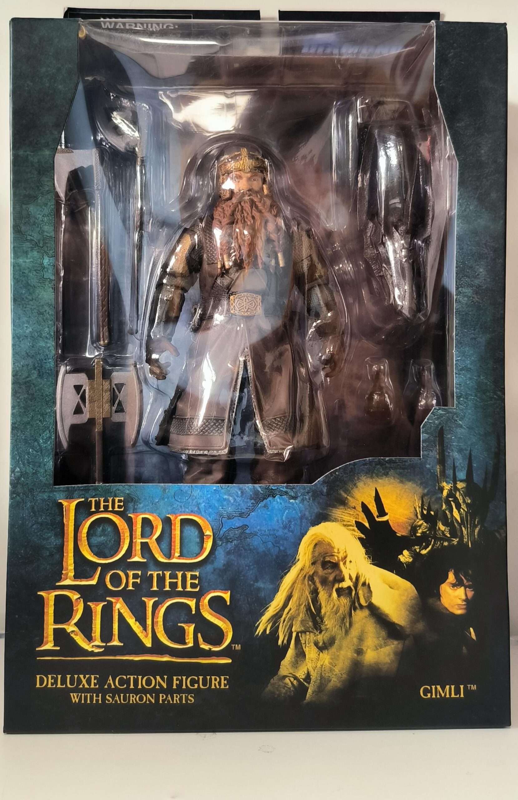 Il Signore Degli Anelli Serie 1 Figura Gimli Diamond 18 cm Select Scatola Rovinata