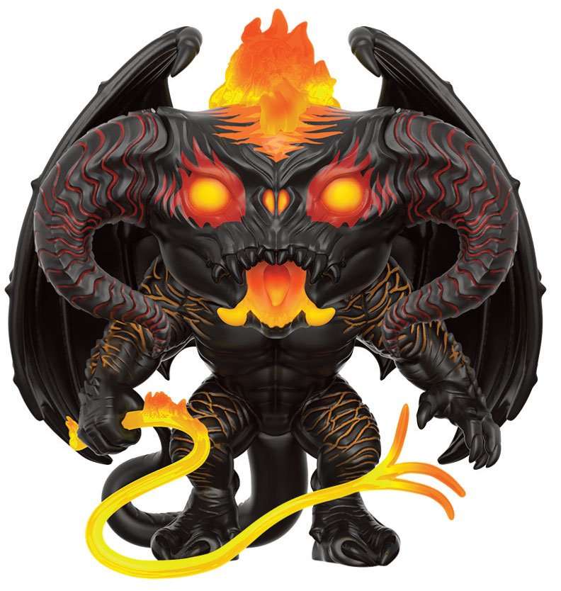 Il Signore Degli Anelli Super Sized Pop! Movies Vinile Figura Balrog 15 Cm Funko