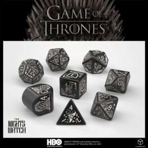 Il Trono Di Spade Dice Set Night's Watch (8) Q Workshop