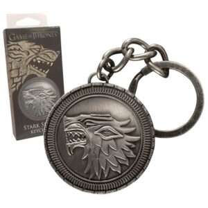 Il Trono Di Spade Portachiavi in Metallo Stark Shield Noble Collection
