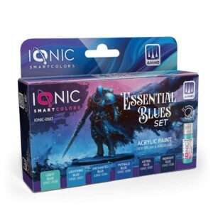 IONIC ESSENTIAL BLUES PAINT SET Colori Ammo By Mig Jimenez