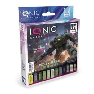 IONIC MECHA MS GREEN COLORS SET Colori AMMO BY MIG JIMENEZ
