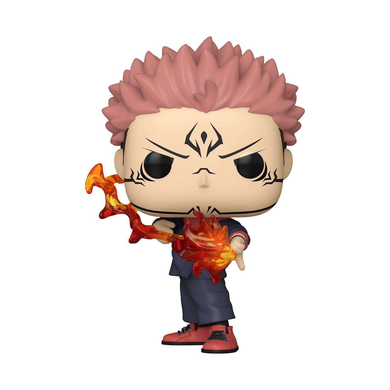 Jujutsu Kaisen Pop! Animation Figura Sukuna Fire Arrow 9cm Funko Scatola Rovinata