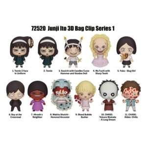 Junji Ito Collection Pvc Bag Clips Series 1 Con Figure Int.