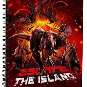 Jurassic World Agenda Con 3d-effect Escape Sd Toys