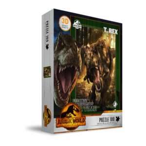 JURASSIC WORLD T-REX POSTER 3D EFF PUZZL PUZZLE SD TOYS