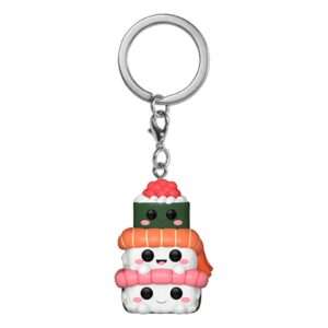 Kawaii Foodies Pocket Pop! Vinile Portachiavis 4 Cm Sushi Stack  Funko