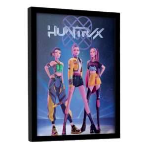 Kpop Demon Hunters Da Collezioneprint Framed Poster Huntrix Pyramid International