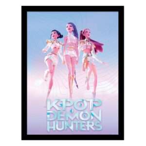 Kpop Demon Hunters Da Collezioneprint Framed Poster Trio Pyramid International