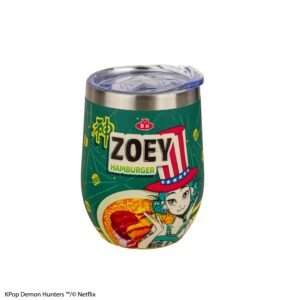 Kpop Demon Hunters Zoey Hamburger Thermal Tazza Da Viaggio Tazza Cinereplicas
