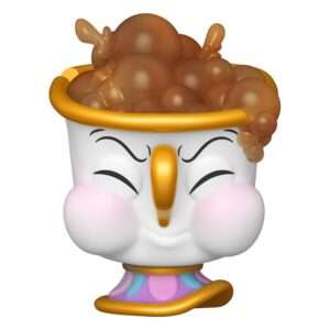La Bella E La Bestia Pop! Disney Vinile Figura Chip 9 Cm Funko Scatola Rovinata