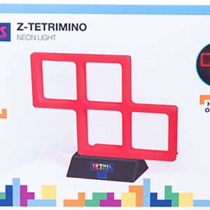 LAMPADA NEON TETRIS RED TETRIMINO Z VIDEOGAMES - LAMPADE
