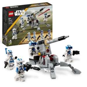 LEGO STAR WARS 75345 - BATTLE PACK CLONE TROOPERS LEGIONE 501 SCATOLA ROVINATA