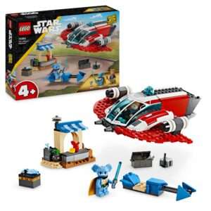 LEGO STAR WARS 75384 - THE CRIMSON FIREHAWK SCATOLA ROVINATA