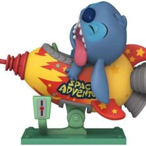 Lilo e Stitch Disney Pop Animazione Stitch con Razzo 9 cm Funko Scatola Rovinata