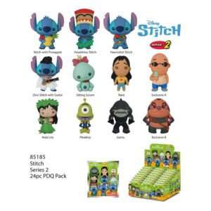 Lilo & Stich Pvc Bag Clips Stich Series 2 Con Figure Int.
