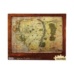 Lo Hobbit Map - Puzzle da 1000 Pezzi 71 x 51 cm - Aquarius