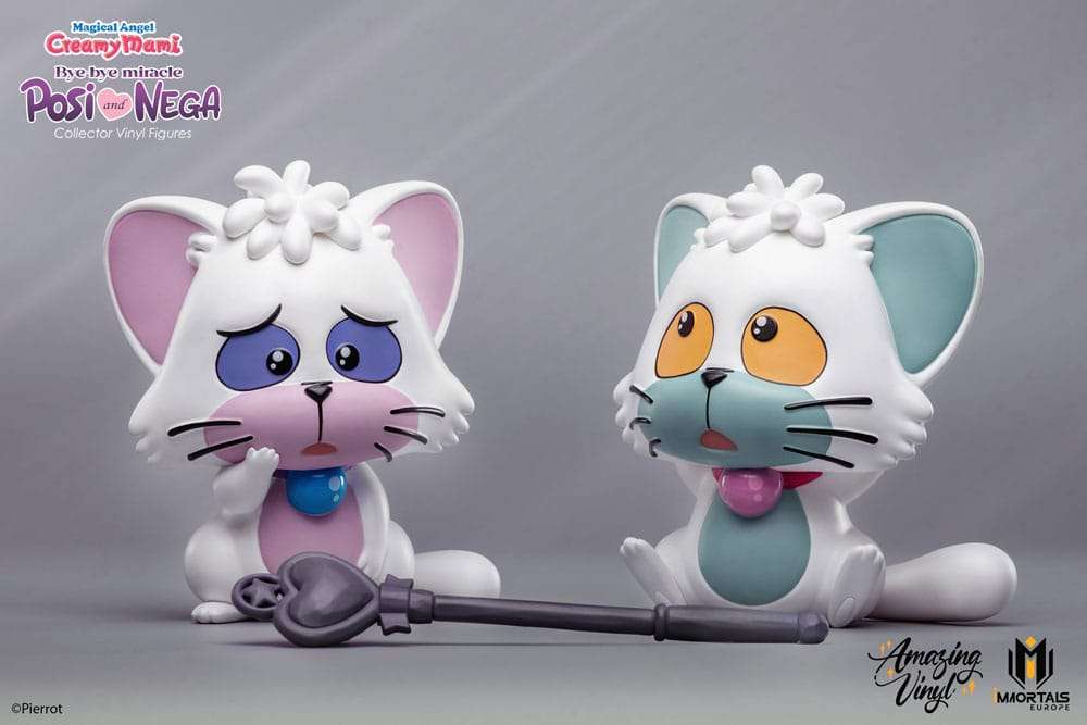 Magical Angel Creamy Mami Statua 1:1 Amazing Vinile Posi E Nega 14 Cm Immortals Collectibles