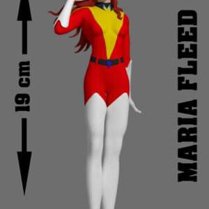 Maria Fleed 1:10 Vinile Figura Statua Move The Game