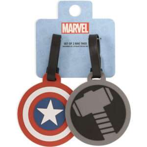 Marvel Avengers Set Di 2 Luggage Labels Peers Hardy