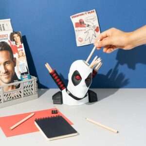 MARVEL DEADPOOL TRAJE X-FORCE PEN HOLDER Portapenne GRUPO ERIK