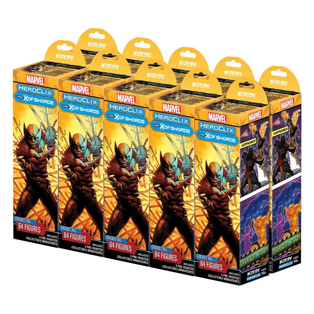 Marvel Heroclix: X-men X Of Swords Booster Brick (10) Wizkids