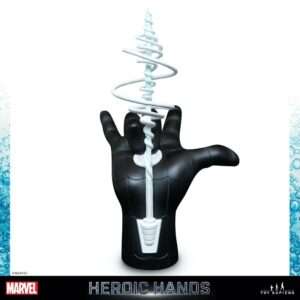 Marvel Heroic Hands Life-size Statua -1b Spider-man Black Suit 26 Cm Toy Sapiens