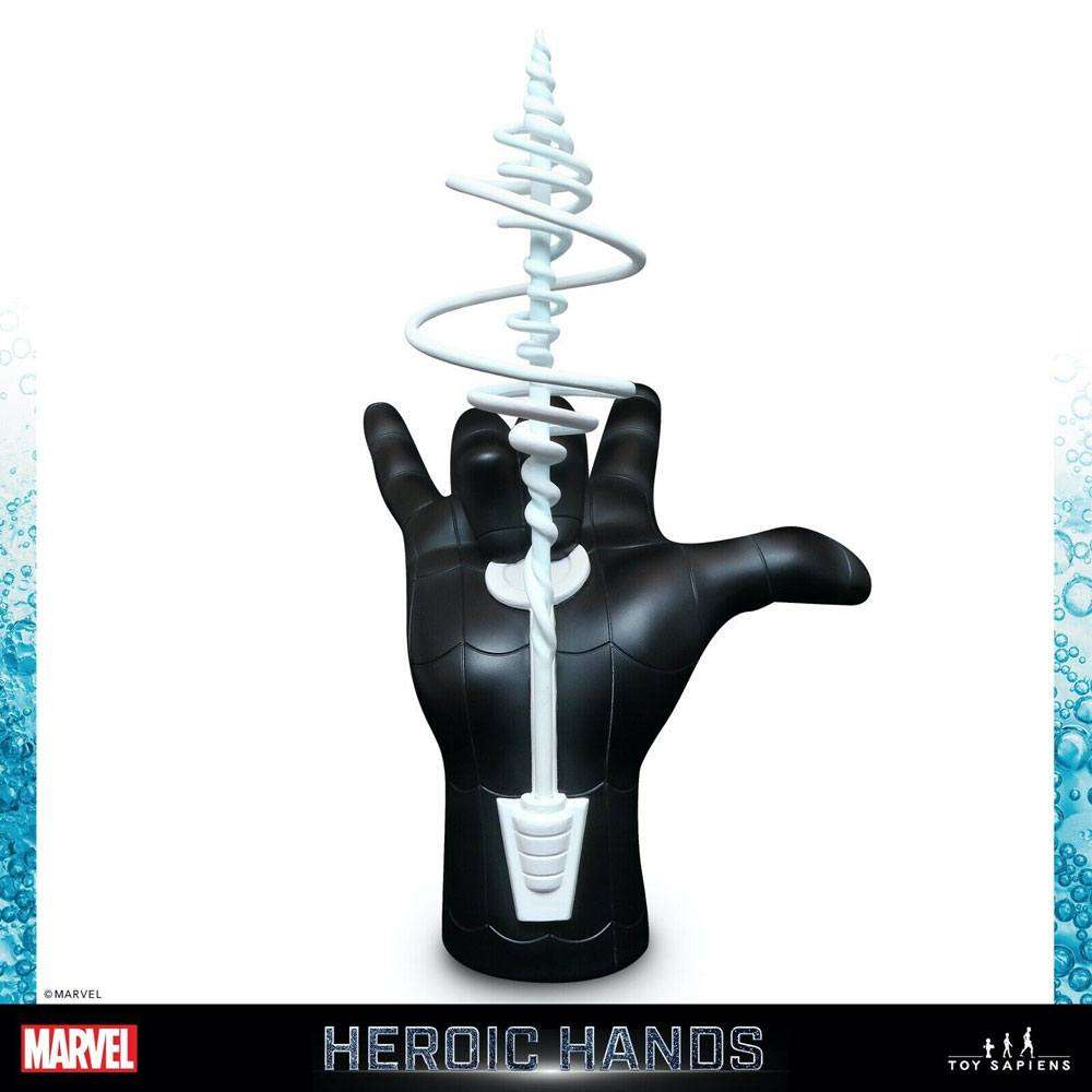 Marvel Heroic Hands Life-size Statua -1b Spider-man Black Suit 26 Cm Toy Sapiens