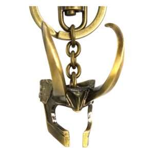 Marvel Metal Portachiavi Loki 3d Casco Con Figure Int.