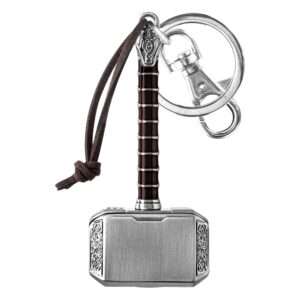 Marvel Metal Portachiavi Thor Hammer Con Figure Int.
