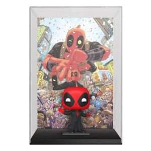Marvel Pop! Comic Cover Vinile Figura Deadpool (2025) -1 Deadpool In Black Suit 9 Cm Funko