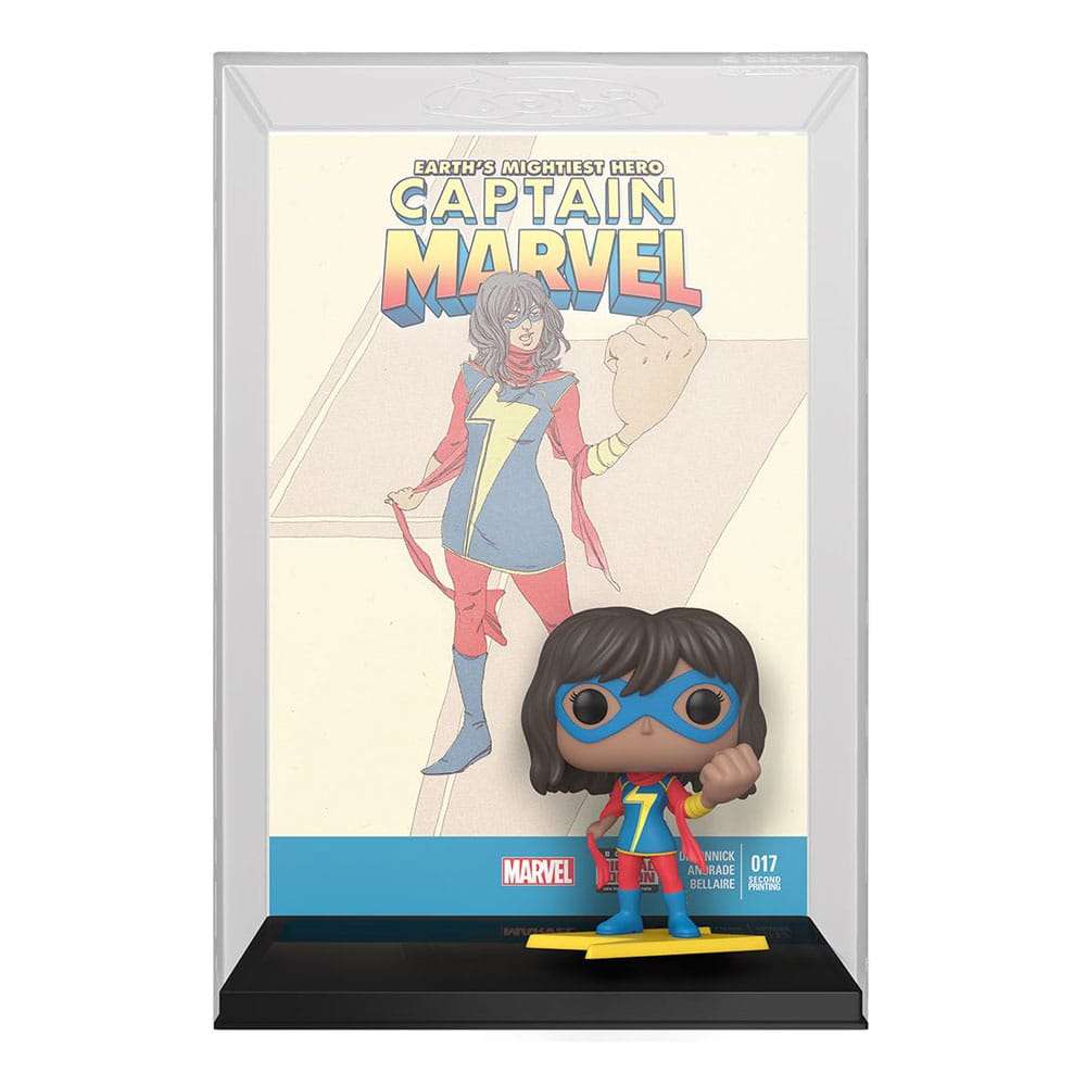 Marvel Pop! Comic Cover Vinile Figura Kamala Khan 9 Cm Funko