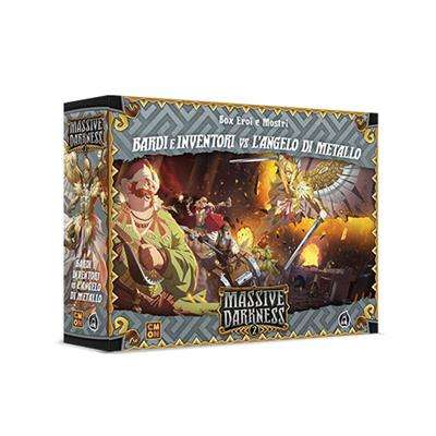 Massive Darkness 2: Bardi E Inventori Vs L'Angelo Di Metallo - Espansione Gioco Da Tavolo 14+ (ITA) - Cmon