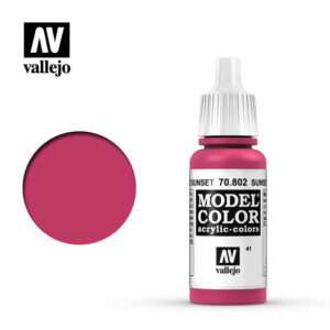 MC 041 SUNSET RED 70802 COLORI VALLEJO VALLEJO