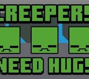 Minecraft Creepers Need Hugs Coir Zerbino Zerbino Pyramid International