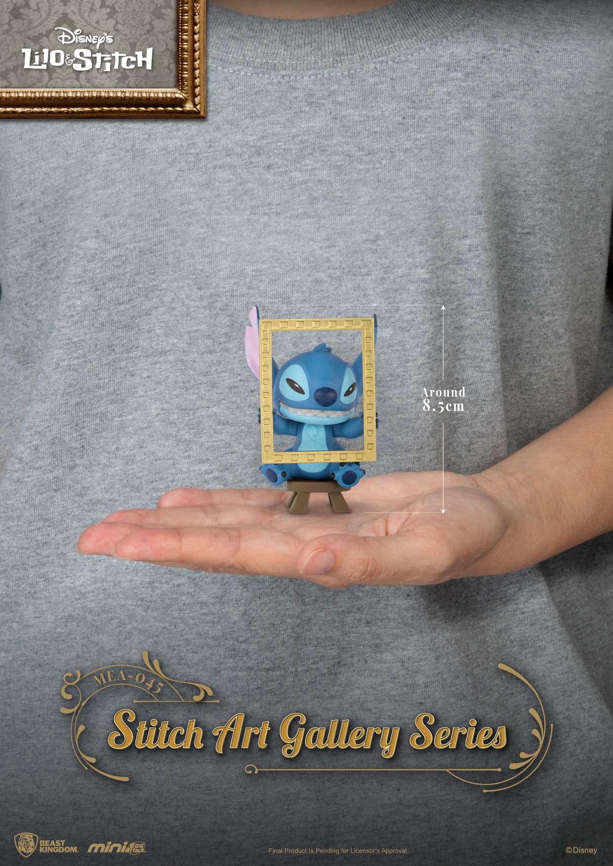 Mini Uova Stitch Art Gallery Set (6+1) Mini Figura Beast Kingdom
