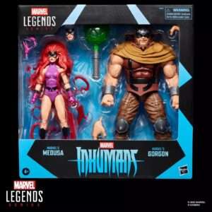 Ml Inhumans Medusa & Gorgon Af Action Figura Hasbro
