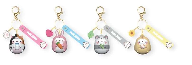 Molang Animal Costume Series Portachiavi Con Hand Strap Yume Toys