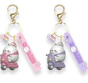 Molang Scooter Series Portachiavi Con Hand Strap  Yume Toys