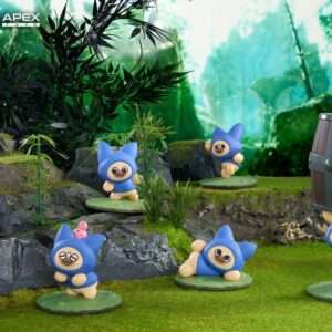 Monster Hunter Rise Trading Figura 6-pack Felyne Cat Apex
