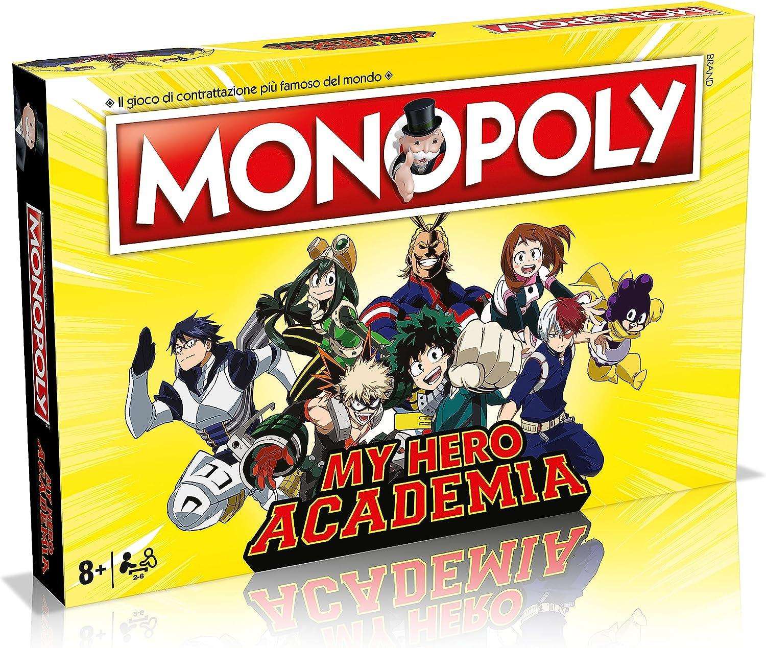 My Hero Academia Monopoly Giochi Da Tavolo Edizione Italiana Winning Moves
