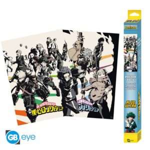 MY HERO ACADEMIA - Set 2 Posters Chibi 52x38 - Heroes/Villains