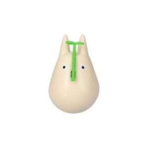 My Neighbor Totoro Round Bottomed Figurine Small Totoro Con Leaf 5 Cm Semic