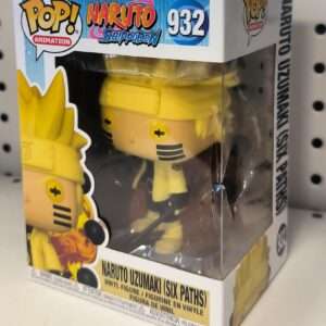 Naruto Shippuden Funko POP Animazione Vinile Figura Naruto Six Path Sage 9 cm Scatola Rovinata