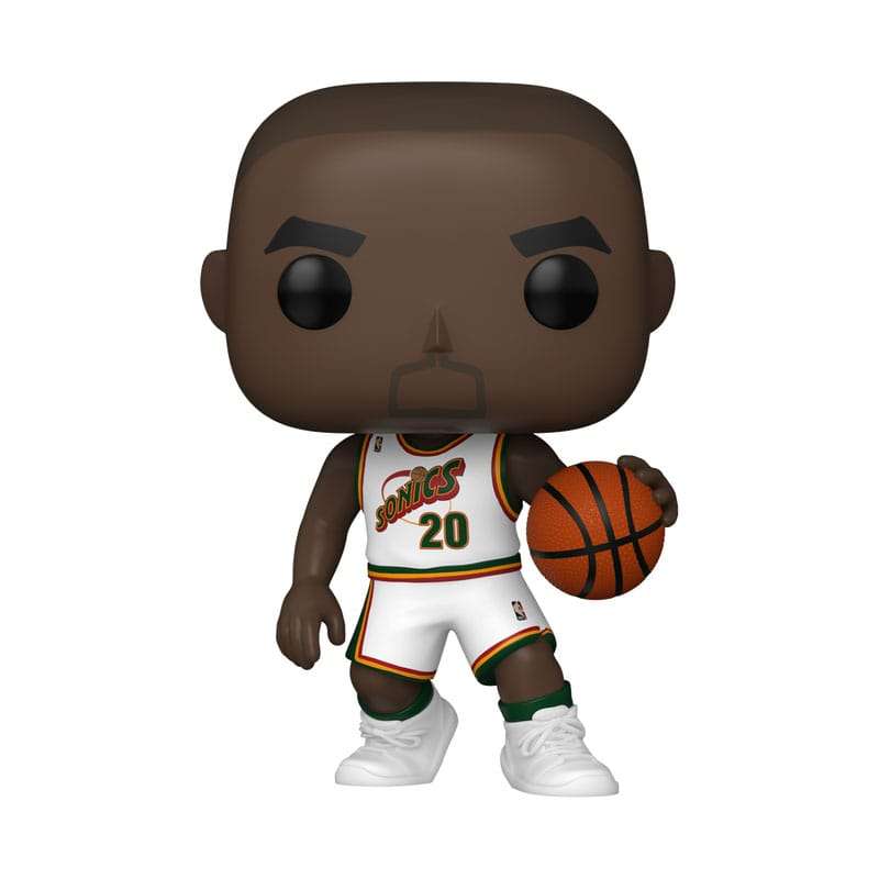 Nba Legends Pop! Sports Vinile Figura Sonics- Gary Payton 9 Cm Funko